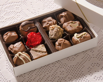 food photography - box of chocolates